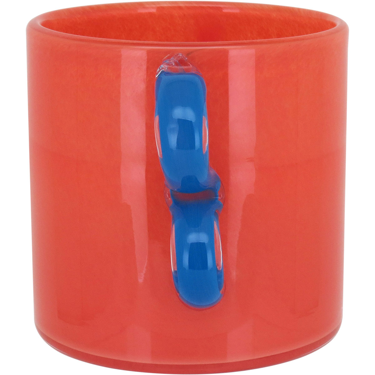 Vaso Vidro 15x21x21cm Laranja