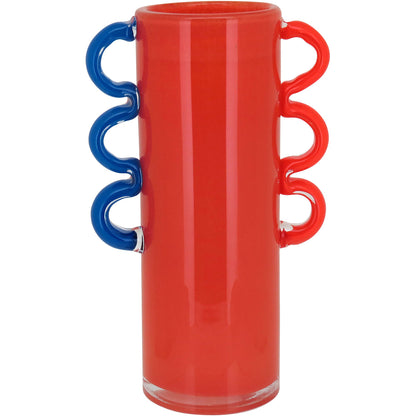 Vaso Vidro 28x16x16cm Laranja