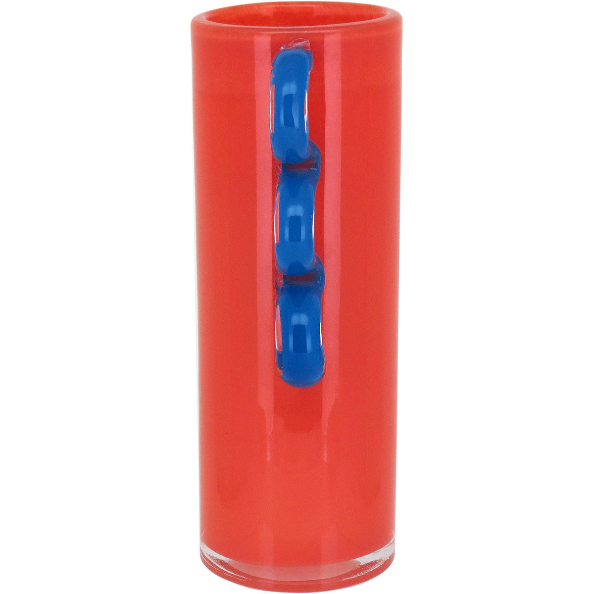 Vaso Vidro 28x16x16cm Laranja