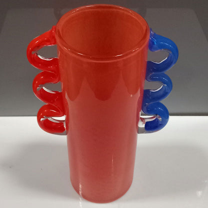 Vaso Vidro 28x16x16cm Laranja