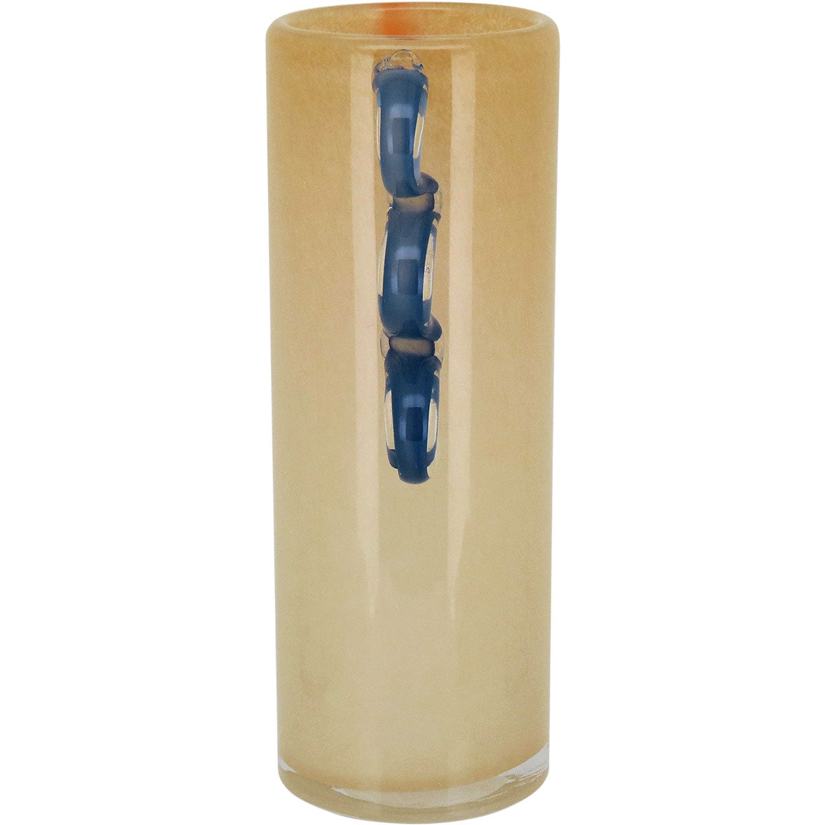 Vaso Vidro 28x16x16cm Marfim