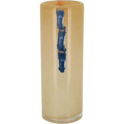 Vaso Vidro 28x16x16cm Marfim