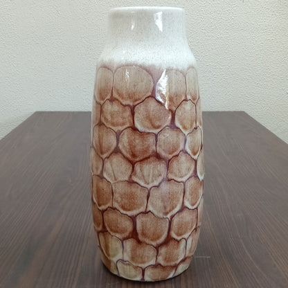 Vaso de Cerâmica Marrom 35x16x16cm para Flores e Decoração Elegante