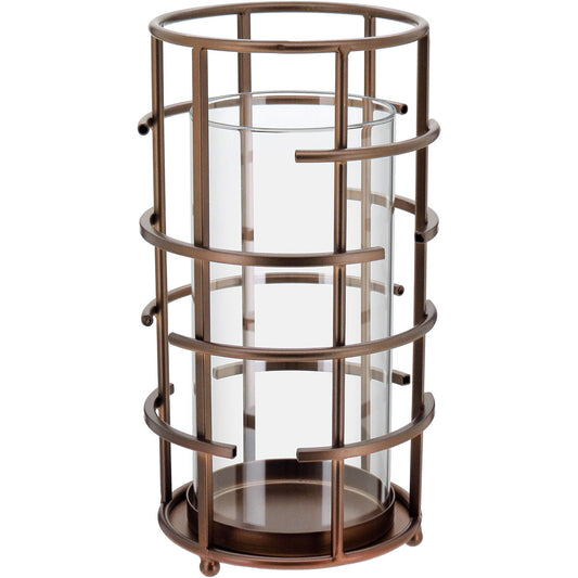 Castiçal Metal Dourado 31cm para Velas - Decoração Elegante e Sofisticada