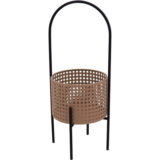 Cachepô Metal Bege 50x18cm para Plantas - Decoração Elegante