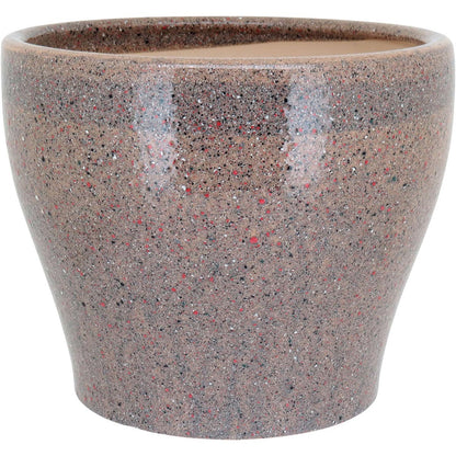 Conjunto de Cachepôs de Cerâmica Bege 3 Peças - Decoração para Plantas