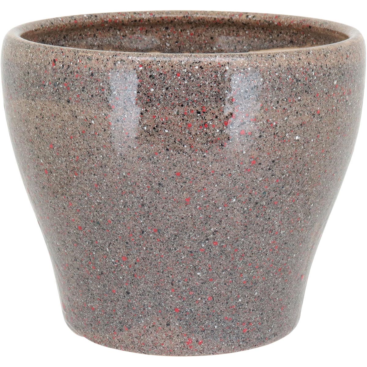 Conjunto de Cachepôs de Cerâmica Bege 3 Peças - Decoração para Plantas