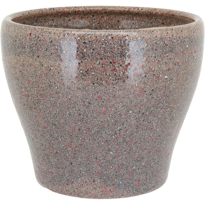 Conjunto de Cachepôs de Cerâmica Bege 3 Peças - Decoração para Plantas