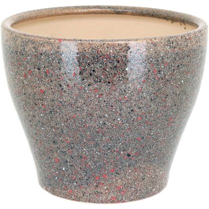 Conjunto de Cachepôs de Cerâmica Bege 3 Peças - Decoração para Plantas