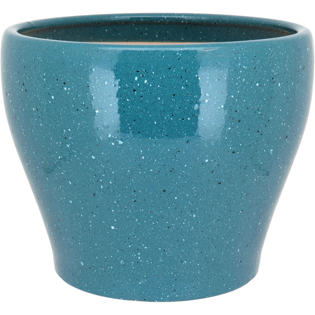 Cachepô Cerâmica Azul - Conjunto 3 Peças, Tamanhos G, M e P