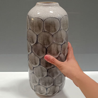 Vaso de Cerâmica Azul 32x14cm para Decoração - Elegância e Sofisticação