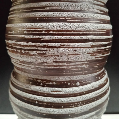 Vaso de Cerâmica Bege 43cm para Decoração de Ambientes