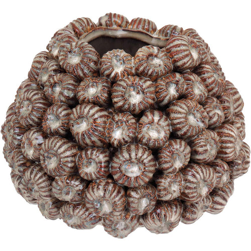 Vaso de Cerâmica Bege 16x22cm - Decoração Elegante para Ambientes