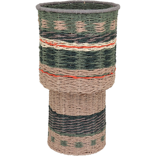 Vaso Fibra 58x32x32cm Verde