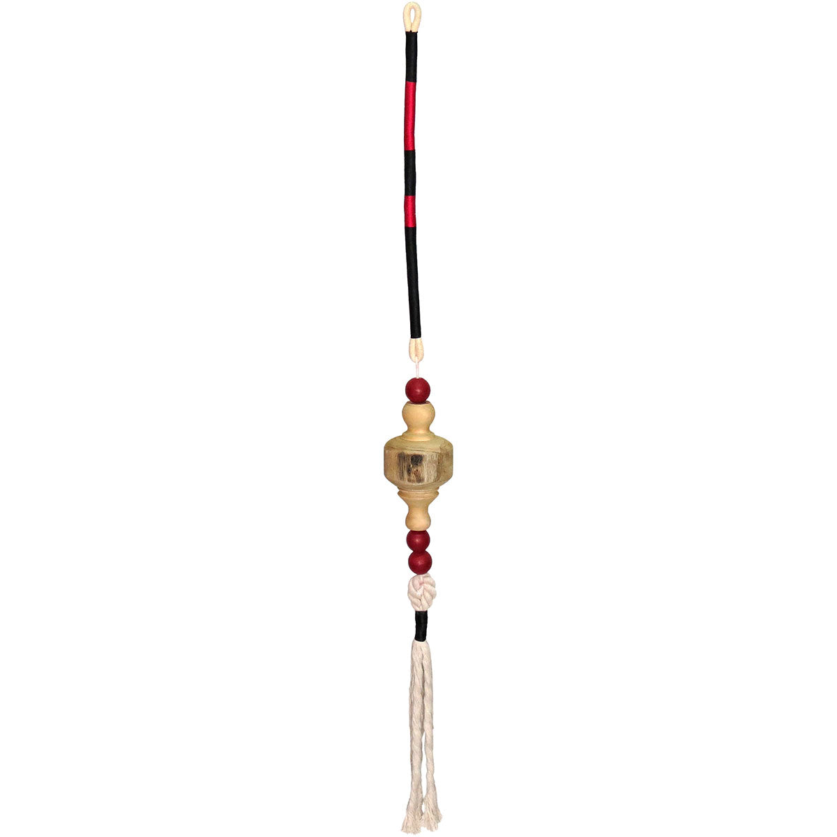 Adorno de Parede Tecido Vermelho 114cm - Decoração Elegante