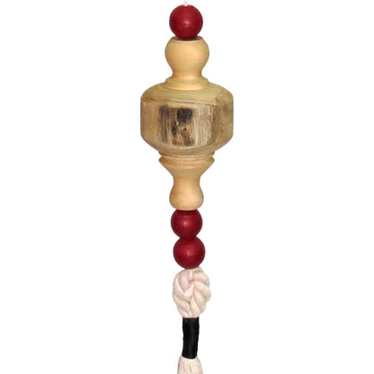 Adorno de Parede Tecido Vermelho 114cm - Decoração Elegante