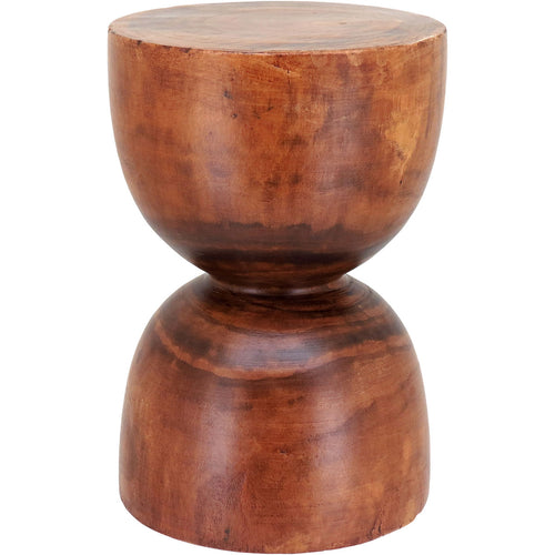 Banqueta de Madeira Natural Home&Co 45x31cm para Sala e Decoração