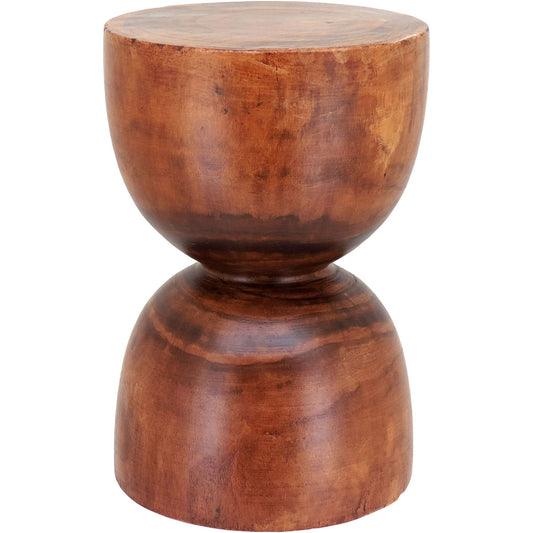 Banqueta de Madeira Natural Home&Co 45x31cm para Sala e Decoração