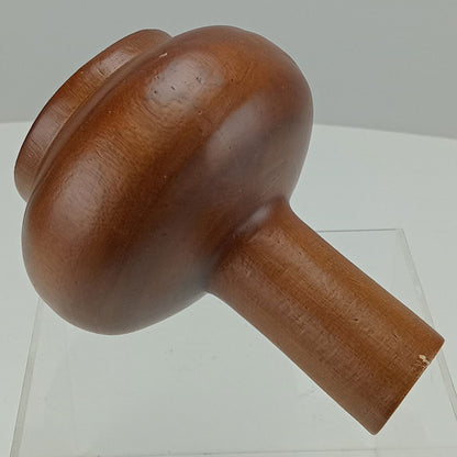 Vaso de Madeira Natural Home&Co 16x13cm para Decoração de Ambientes