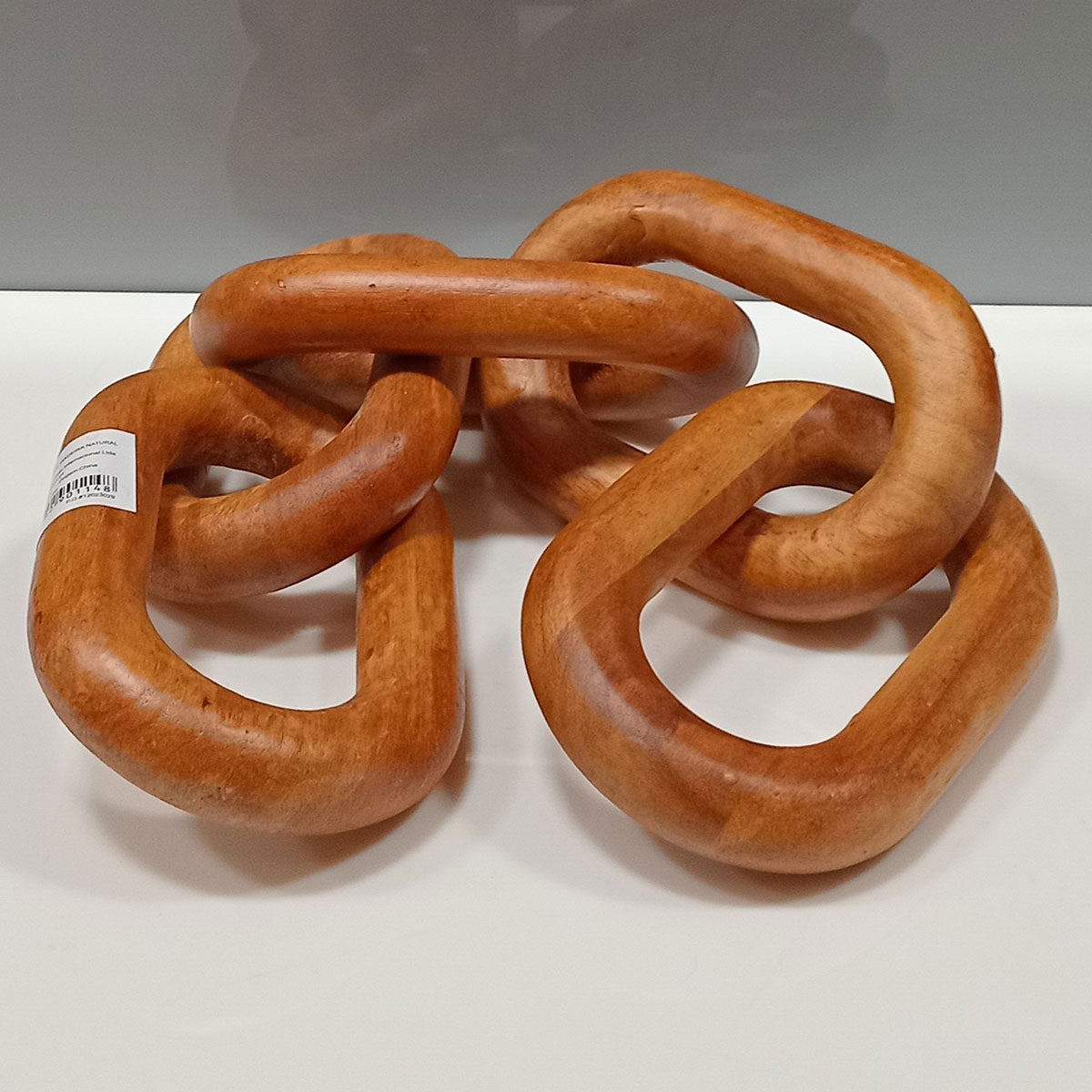 Adorno Corrente Home&Co Madeira Natural 6x52cm para Decoração