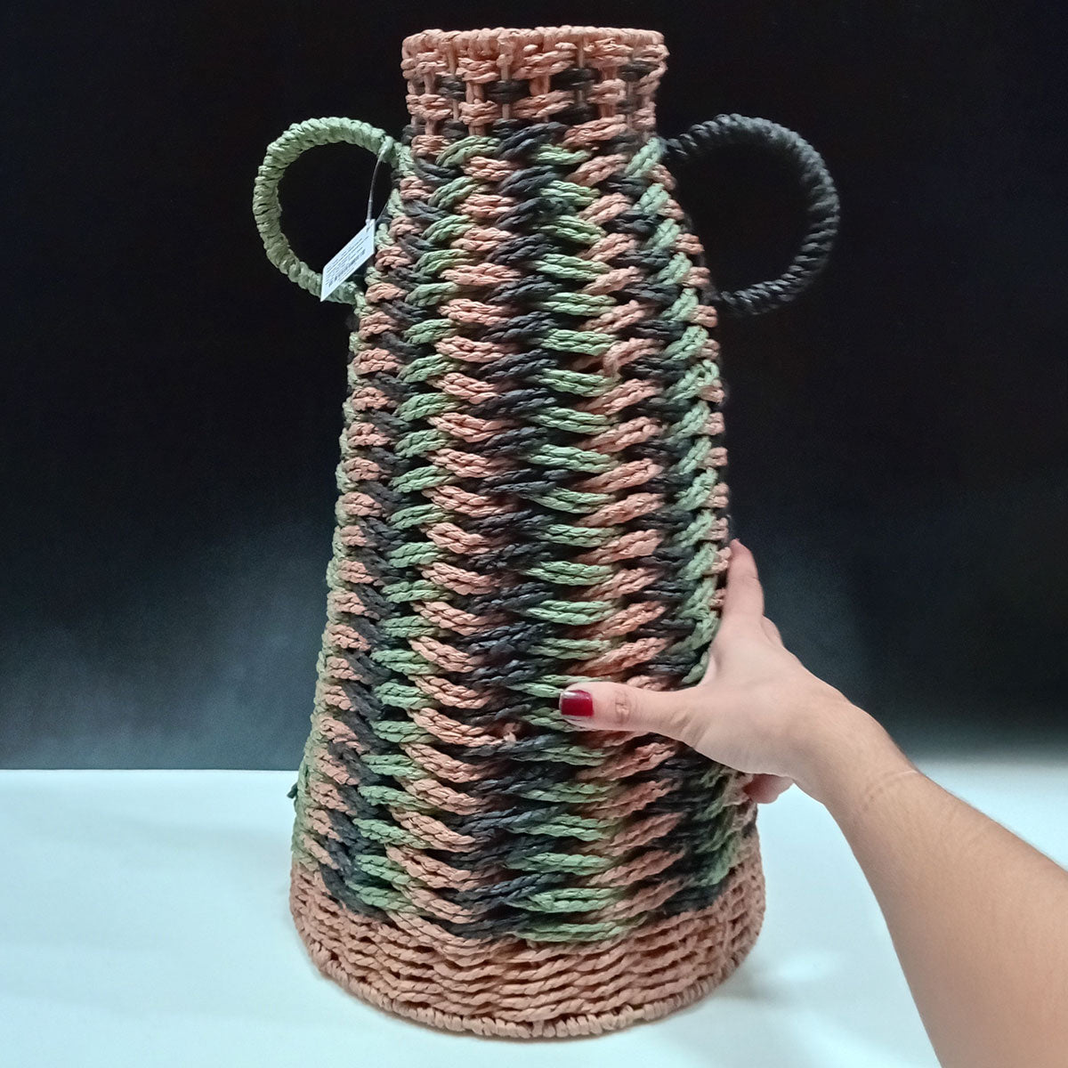 Vaso Fibra 46x25x25cm Color