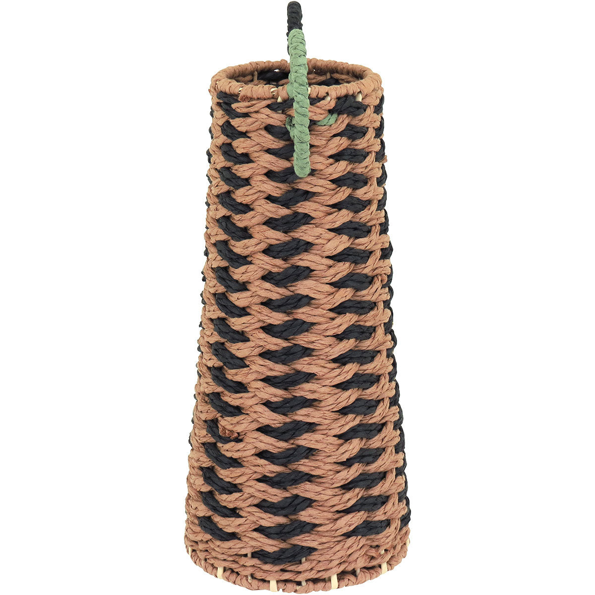 Vaso de Fibra Bege 34x36cm para Decoração de Interiores