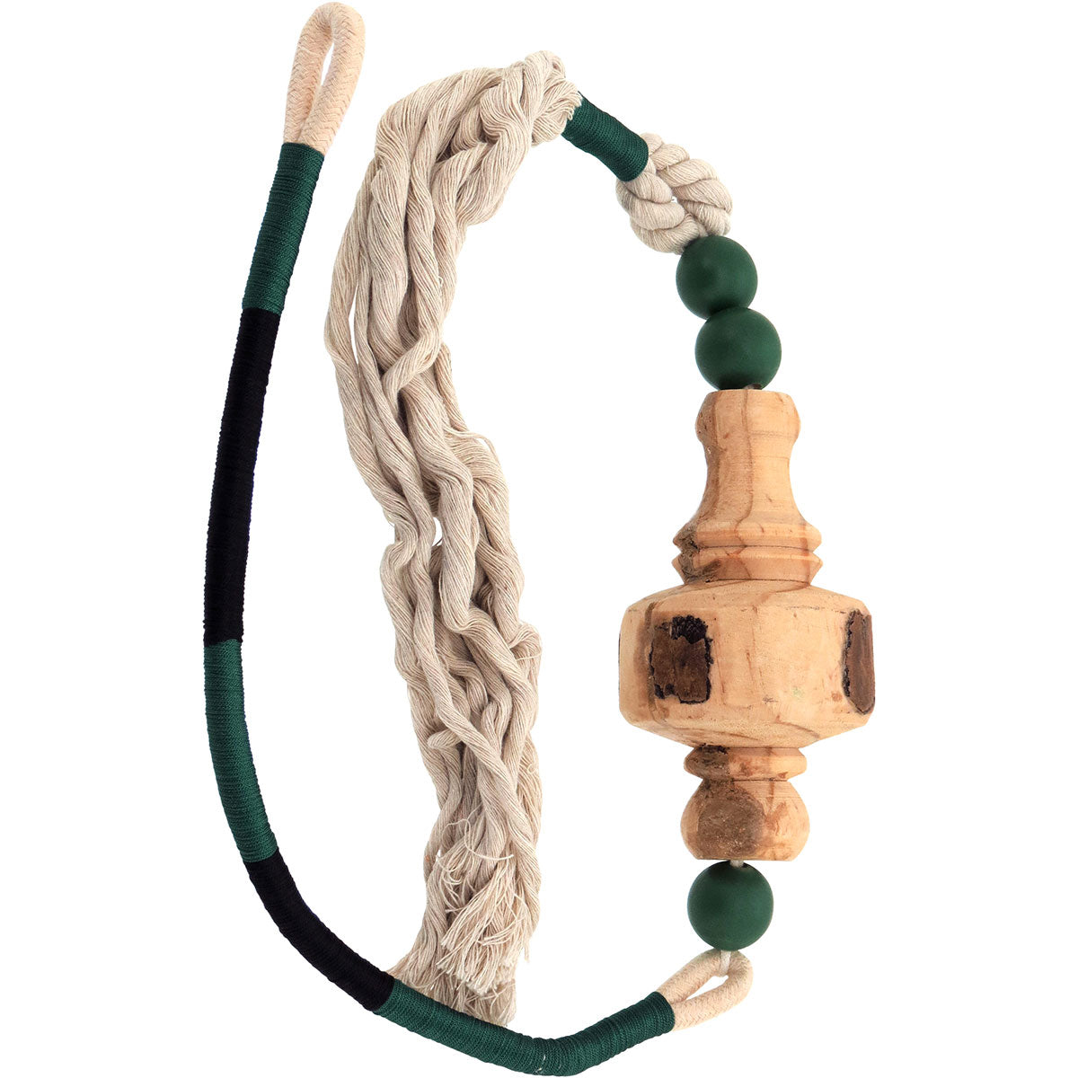 Adorno de Parede Colar Tecido Verde 114cm para Decoração Elegante