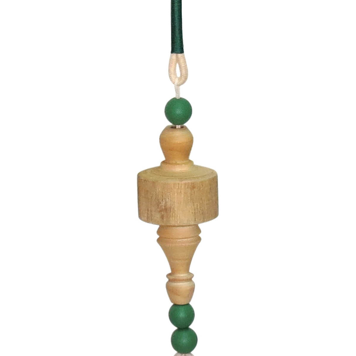 Adorno de Parede Colar Tecido Verde 114cm para Decoração Elegante