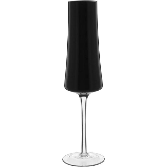 Taças de Champanhe Home&Co Latour Vidro Preto 210ml 2 Peças 26cm