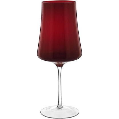Conjunto 2 Taças de Água Home&Co Latour Vidro 560ml Vermelho 24cm