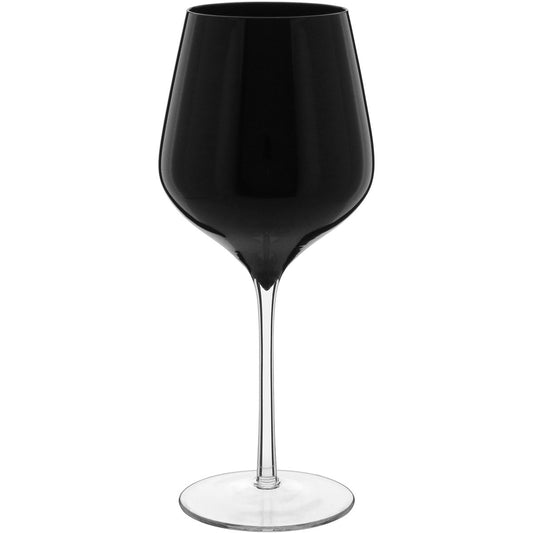 Conjunto 2 Taças de Água Home&Co Ballet Vidro Preto 540ml 23x10cm