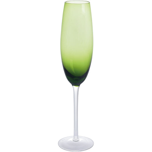 Taças de Champanhe Verde Home&Co Opus Vidro 230ml - 2 Peças
