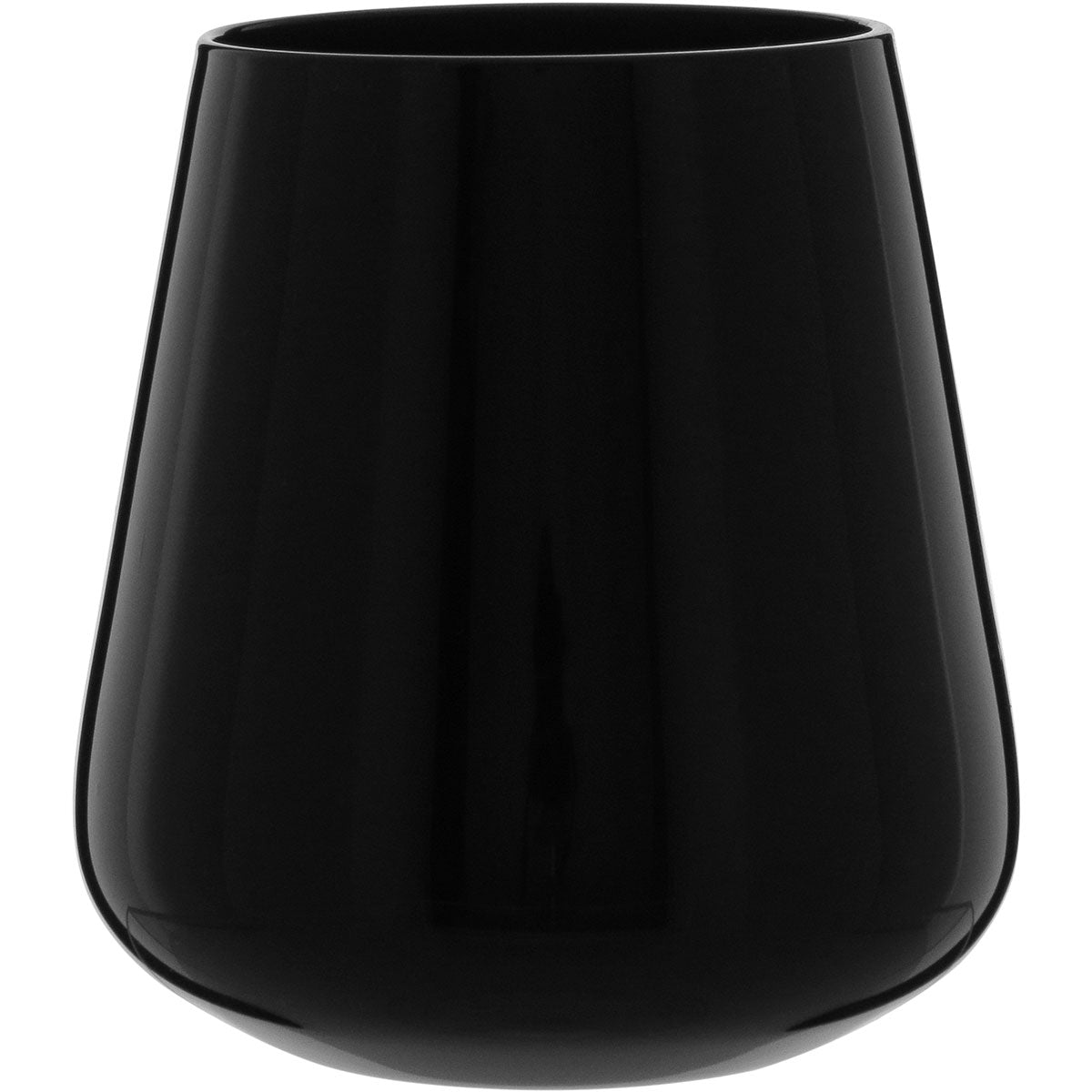 Copo Home&Co Comodoro Vidro Preto 400ml 11x9x9cm