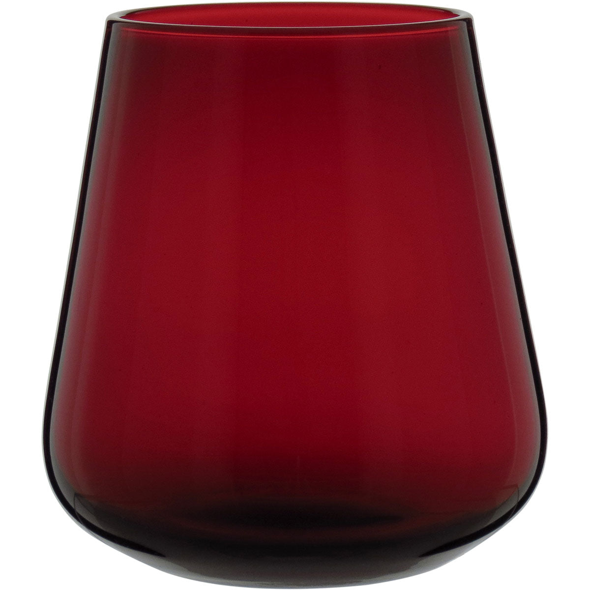 Copo Home&Co Comodoro Vidro Vermelho 400ml 10x9x9cm
