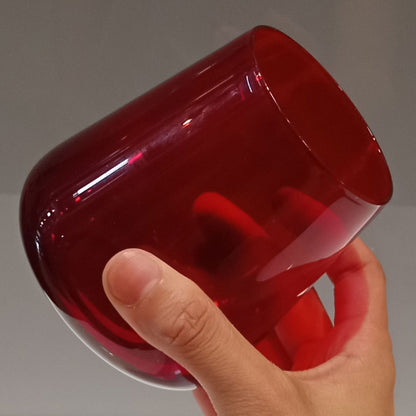 Copo Home&Co Comodoro Vidro Vermelho 400ml 10x9x9cm