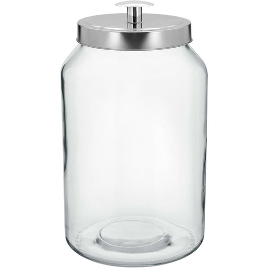 Pote de Vidro Home&Co 4L Transparente 30x16x16cm com Tampa Rosca