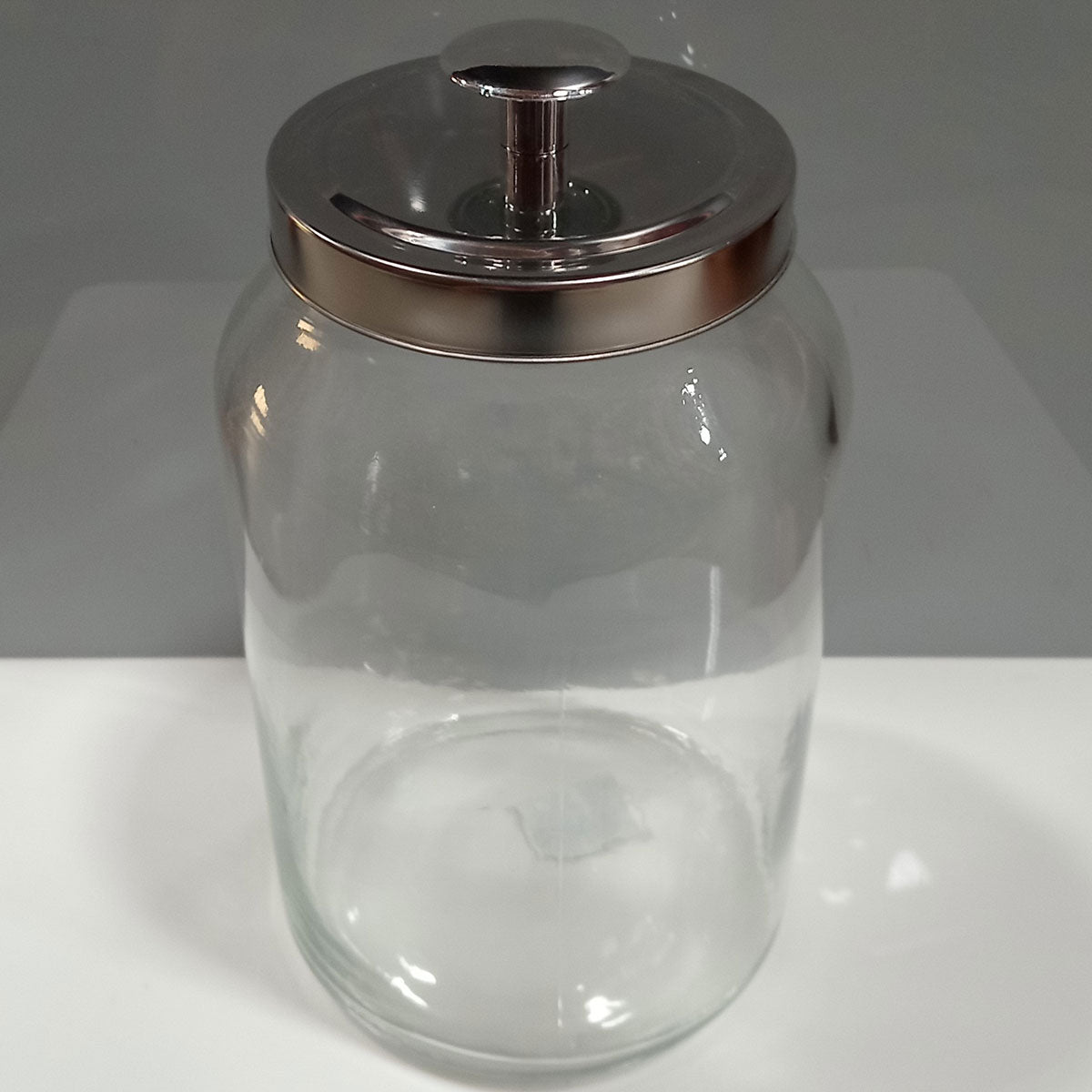 Pote de Vidro Home&Co 4L Transparente 30x16x16cm com Tampa Rosca