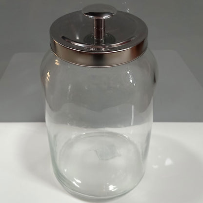 Pote de Vidro Home&Co 4L Transparente 30x16x16cm com Tampa Rosca