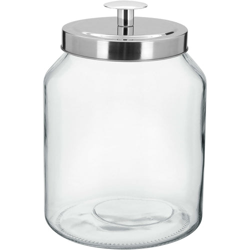 Pote de Vidro Transparente Home&Co 3L 26x16x16cm para Armazenamento