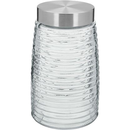 Pote de Vidro Home&Co 1,6L Transparente 20x12x12cm para Armazenamento