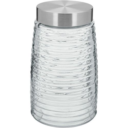 Pote de Vidro Home&Co 1,6L Transparente 20x12x12cm para Armazenamento