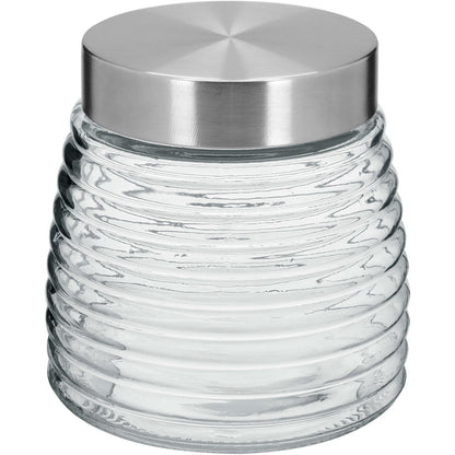 Pote de Vidro Transparente 800ml Home&Co 12x12x12cm para Alimentos