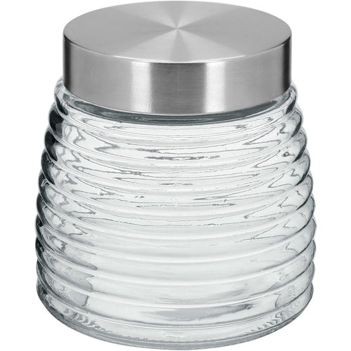 Pote de Vidro Transparente 800ml Home&Co 12x12x12cm para Alimentos