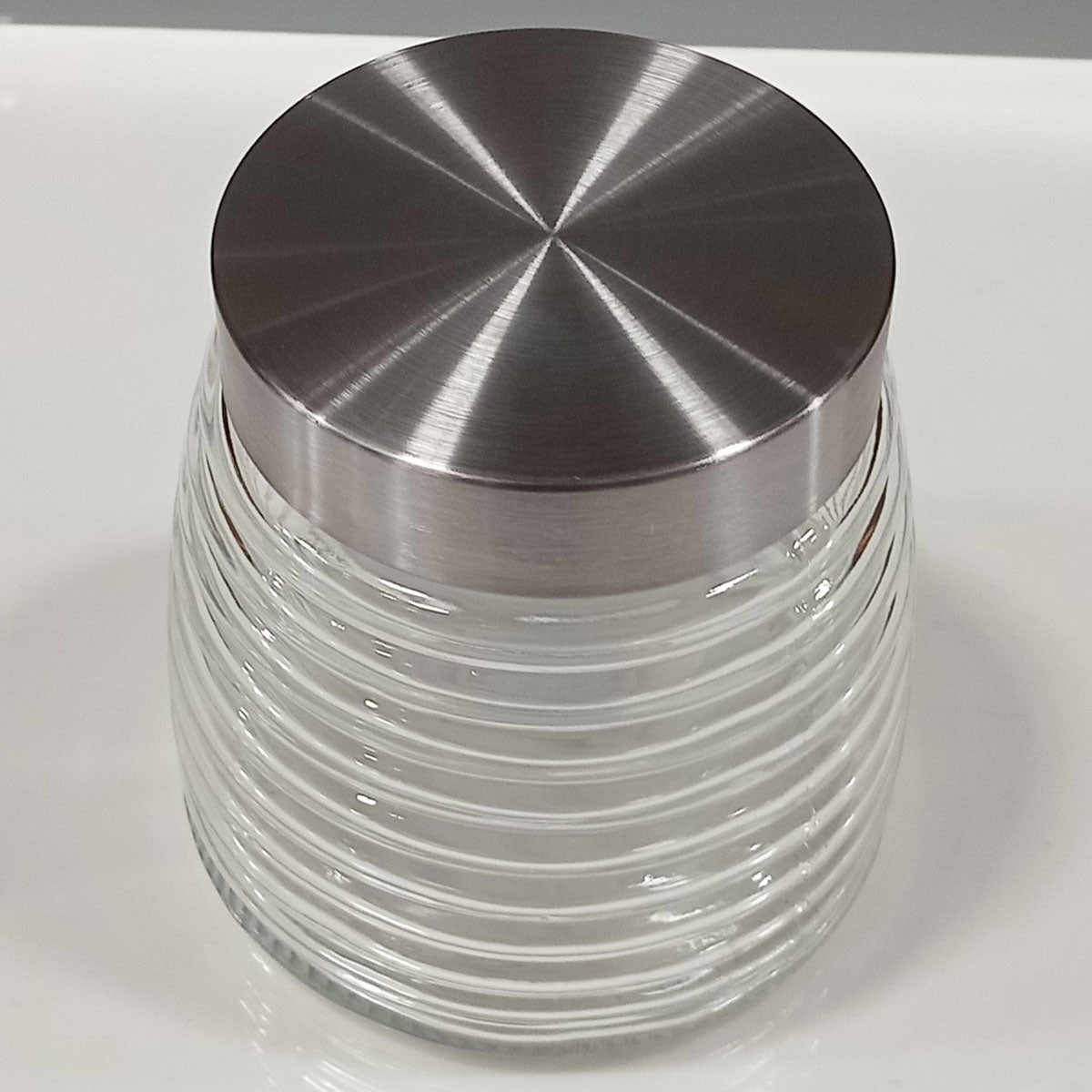 Pote de Vidro Transparente 800ml Home&Co 12x12x12cm para Alimentos