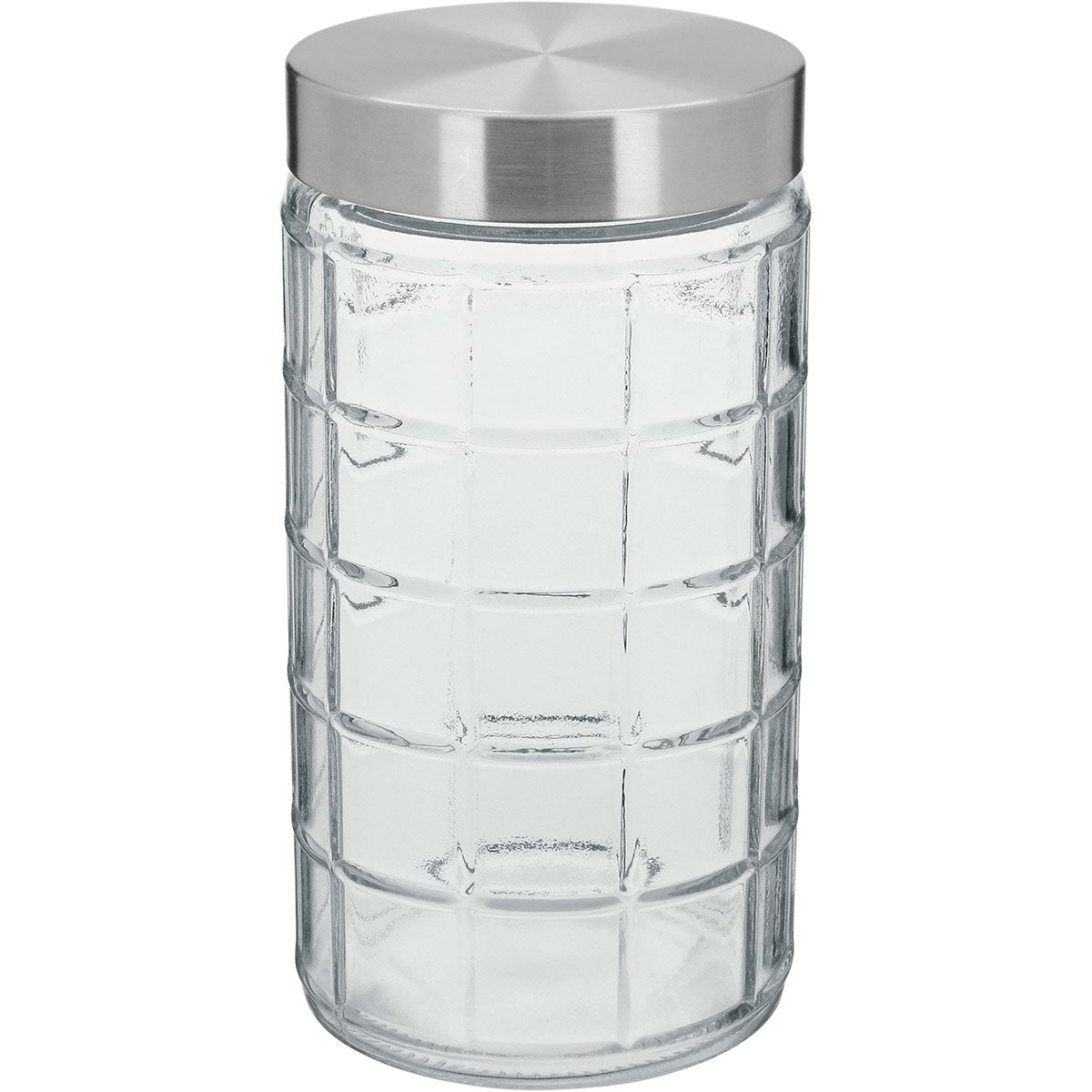 Pote de Vidro 1,5L Home&Co Transparente com Tampa Rosca 22x11x11cm