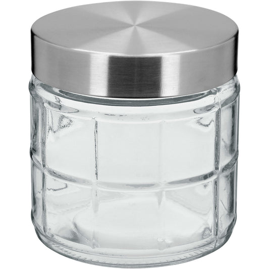 Pote de Armazenamento em Vidro Transparente 800ml Home&Co 12x11cm