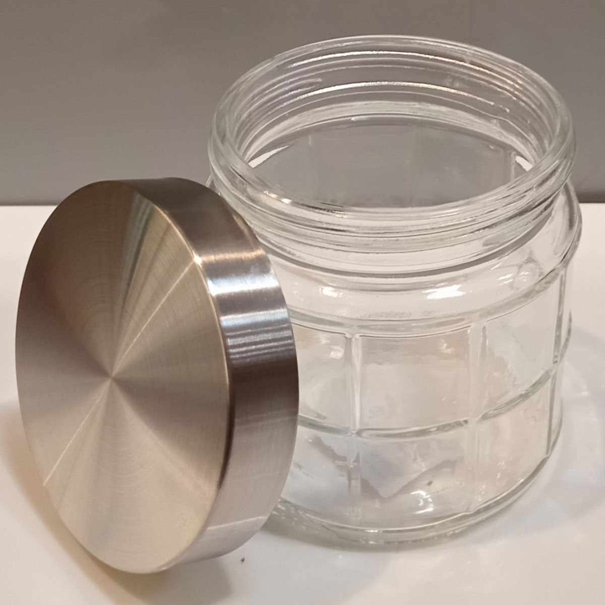 Pote de Armazenamento em Vidro Transparente 800ml Home&Co 12x11cm