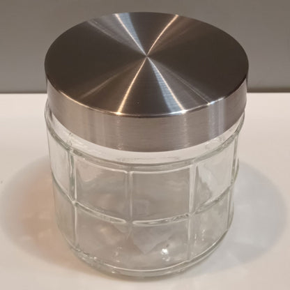 Pote de Armazenamento em Vidro Transparente 800ml Home&Co 12x11cm