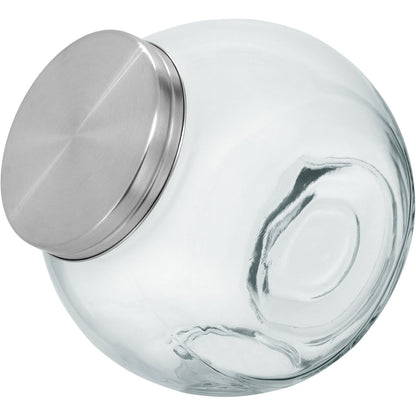 Pote de Vidro Transparente Home&Co 2,2L 17x12x18cm com Tampa Hermética