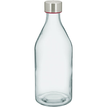Garrafa de Vidro Home&Co 1L Transparente 25x9x9cm à Prova de Vazamentos